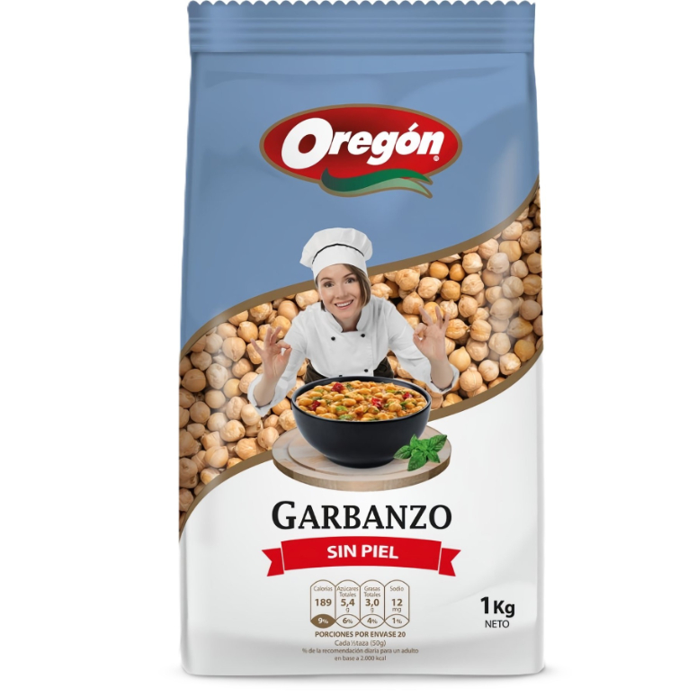 GARBANZOS SIN PIEL OREGON K