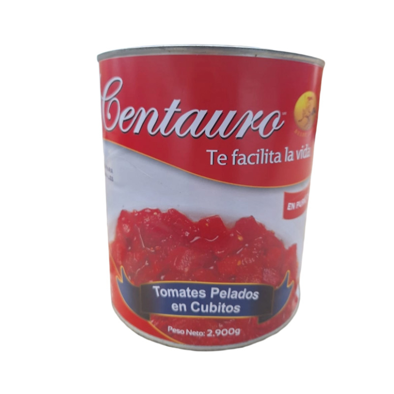 TOMATE PELADO EN CUBOS CENTAURO 2,9K