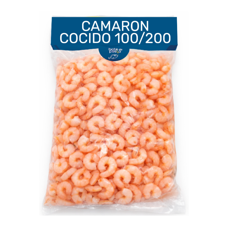 CAMARON 100/200 COCIDO BOTE DE PESCA 1K