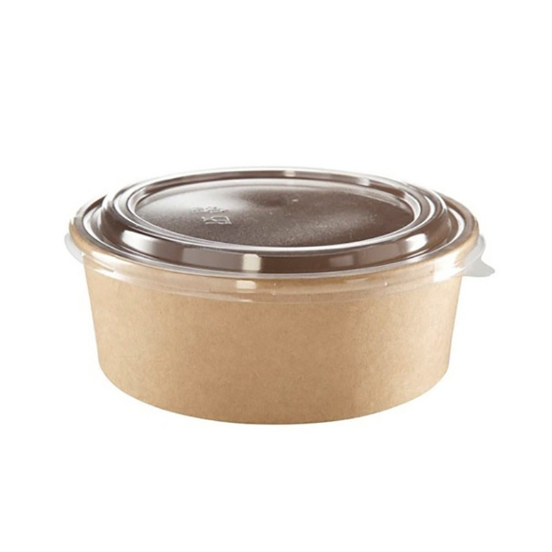 BOWL KRAFT 1300 ML CON TAPA 10U