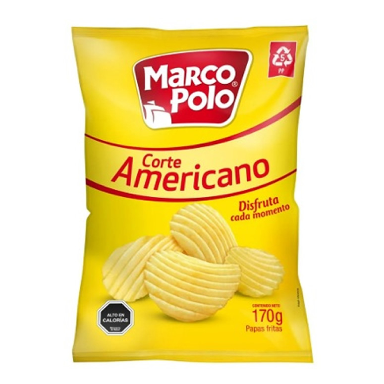 PAPAS FRITAS CORTE AMERICANO MARCO POLO 170G