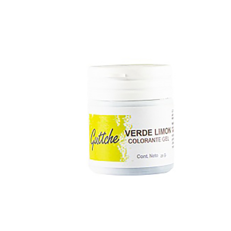 COLORANTE GEL VERDE LIMON GUTTCHE 20G