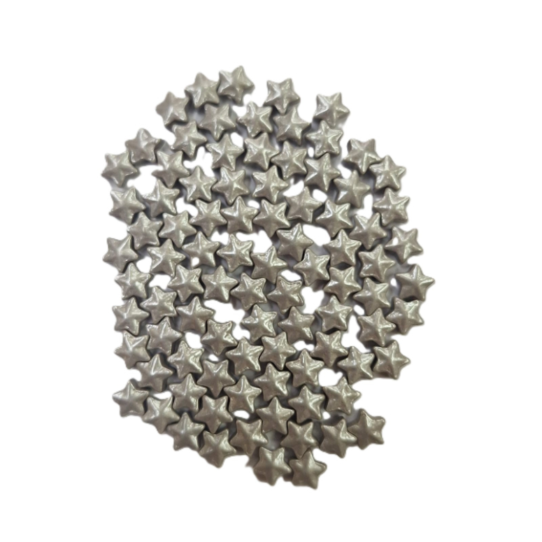DECORACION ESTRELLA PLATA 250G
