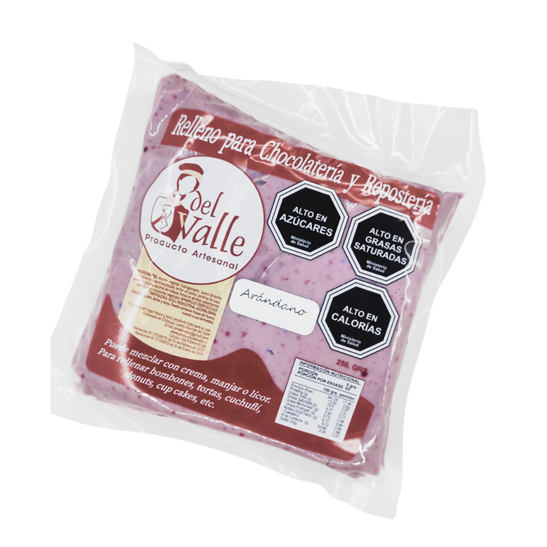 RELLENO ARANDANO PRODUCTOS DEL VALLE 250G